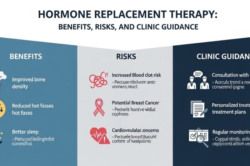 Hormone Replacement Therapy: Benefits, Risks, and Clinic Guidance