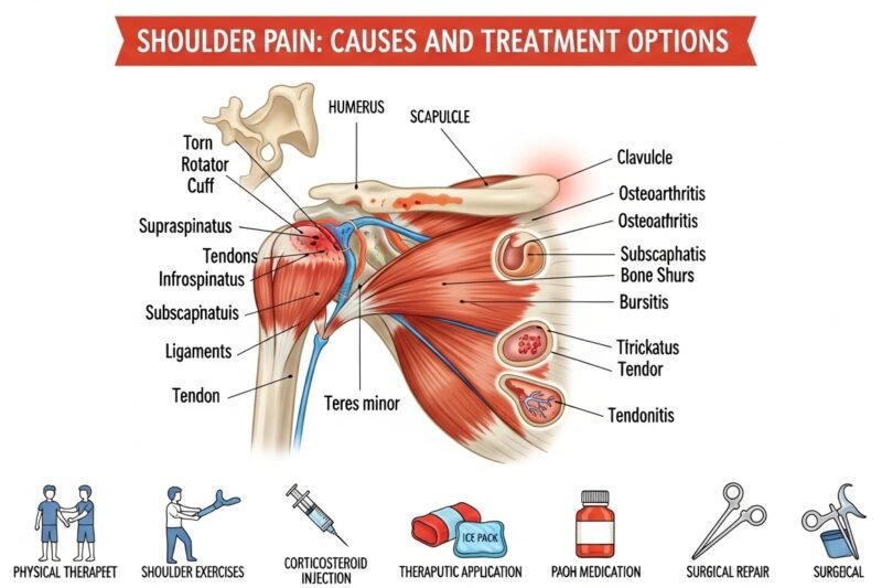 Shoulder Pain at a Clinic: Causes and Treatment Options